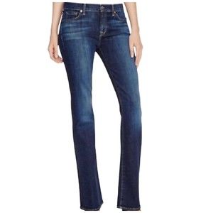 Women’s Dark Blue Stretch Bootcut Jeans - Classic Denim